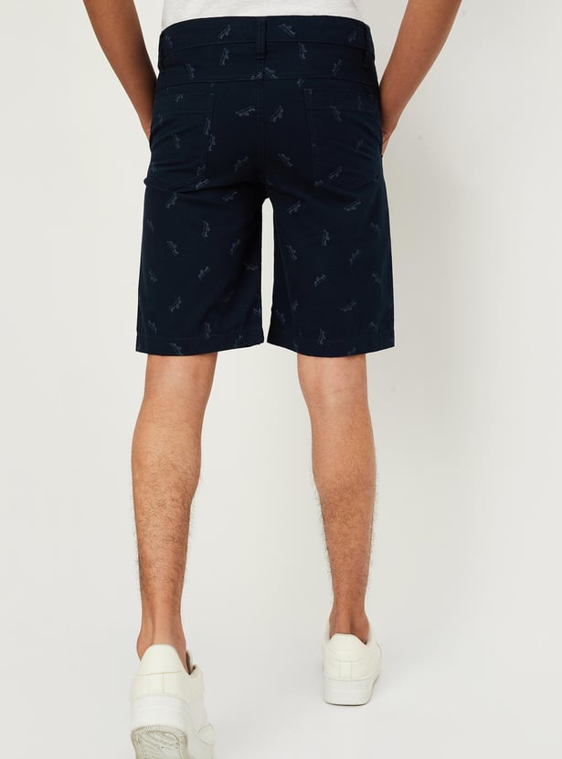 Boys Printed Bermuda Shorts