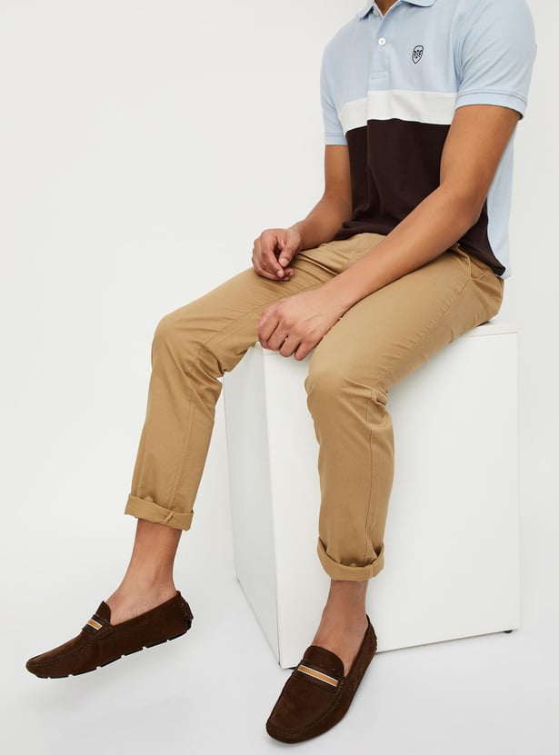 Men Slim Fit Stretch Chinos
