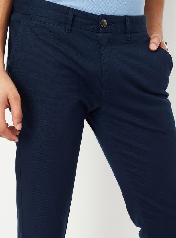 Men Slim Fit Stretch Chinos