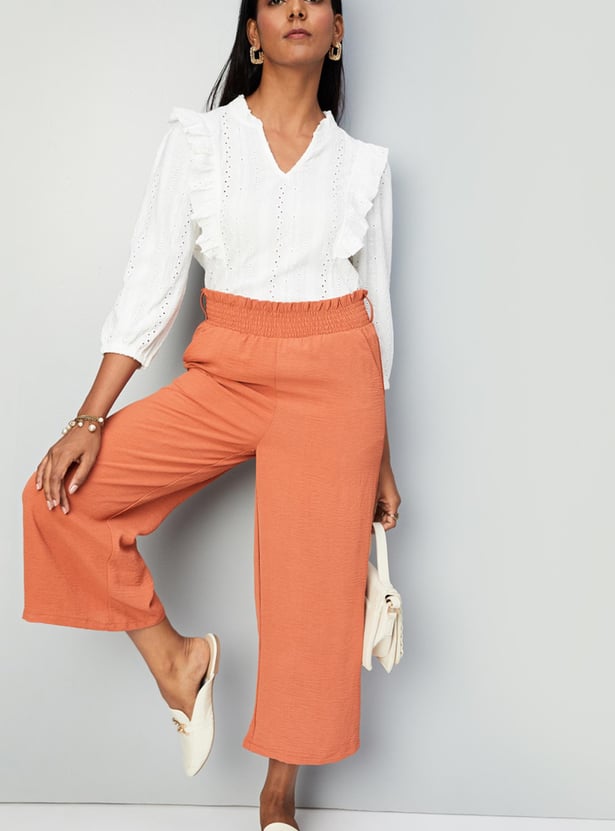 Women Schiffli Knit Top