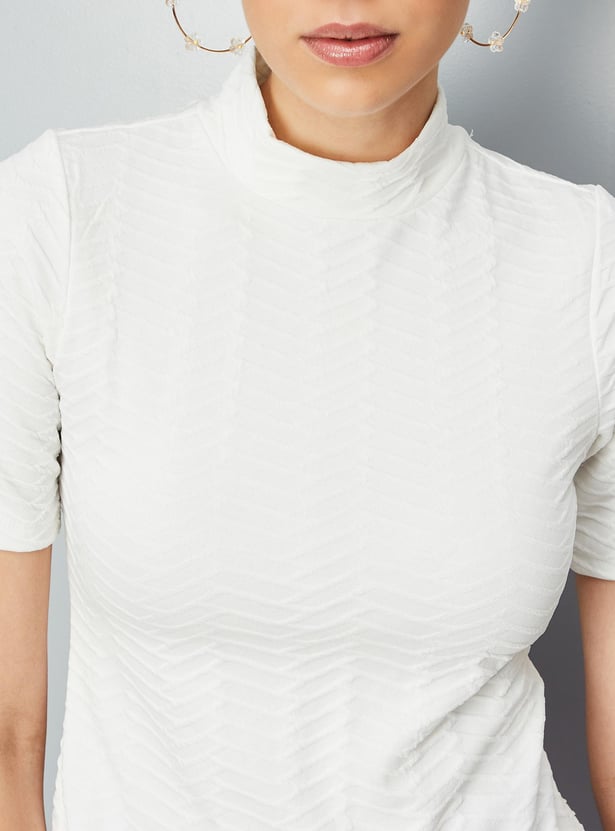 Women Textured Knit Top