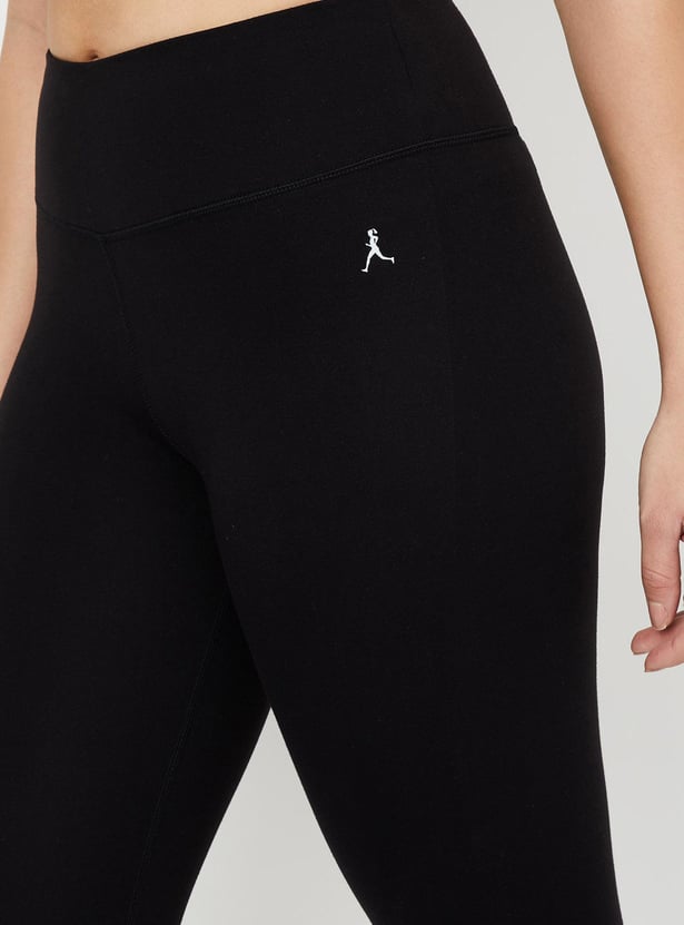 Women Solid Sports Tights