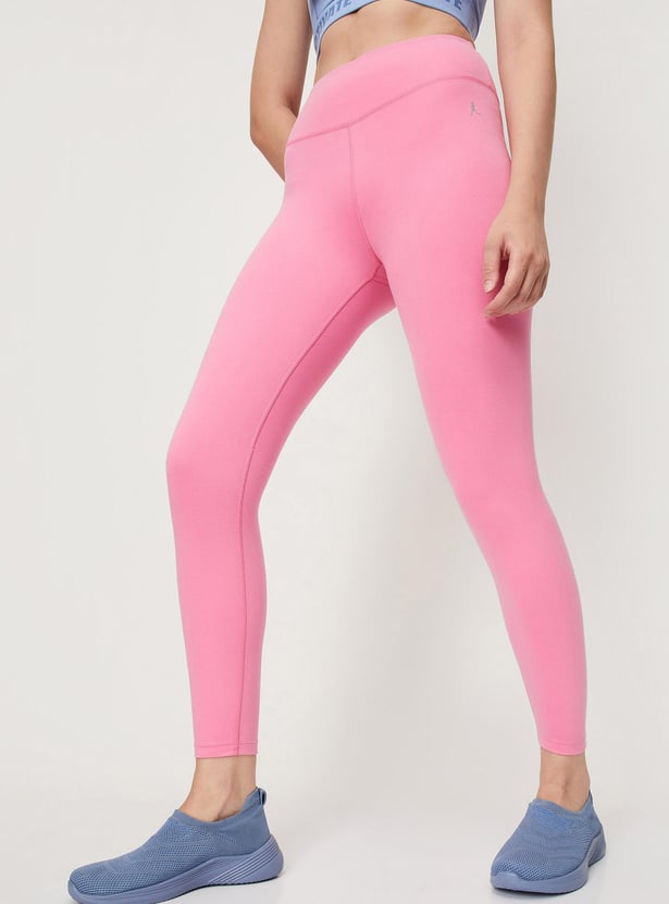 Women Solid Sports Tights