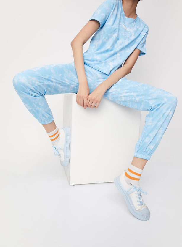 Women Tie & Dye Athleisure Joggers