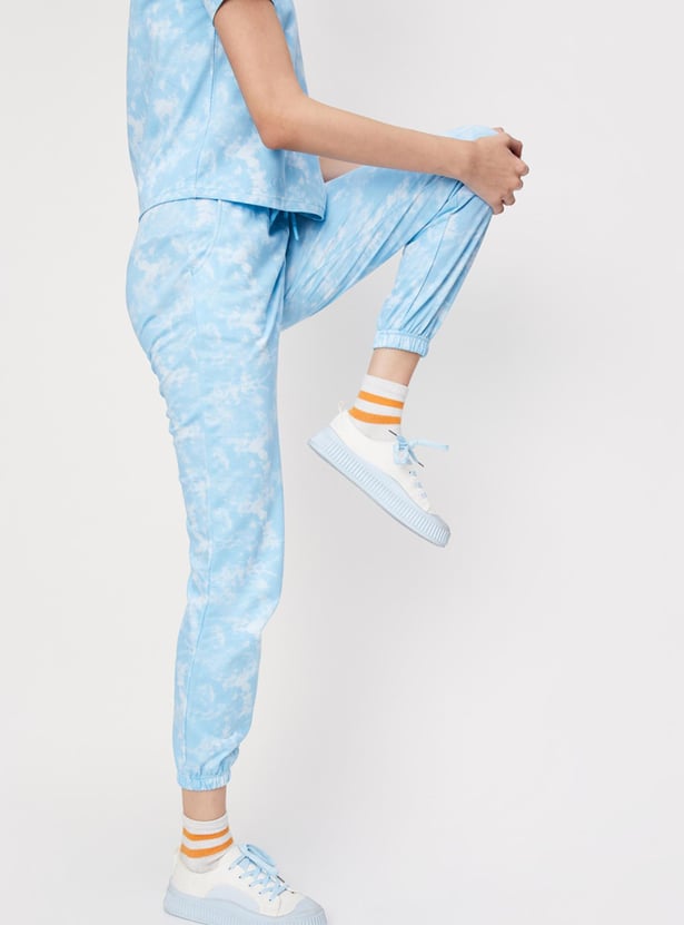 Women Tie & Dye Athleisure Joggers