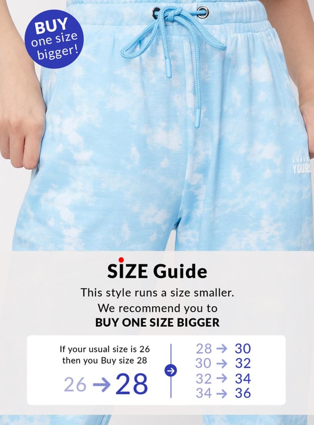 Women Tie & Dye Athleisure Joggers