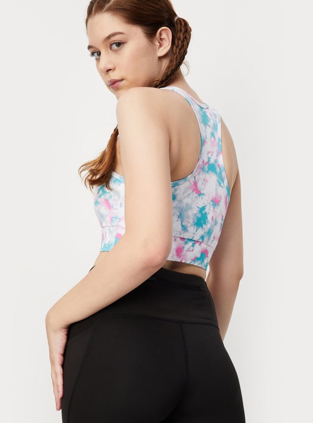 Women Tie & Dye Full Coverage Freshon Sports Bra