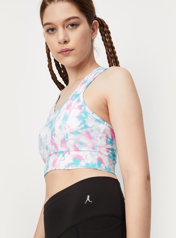Women Tie & Dye Full Coverage Freshon Sports Bra