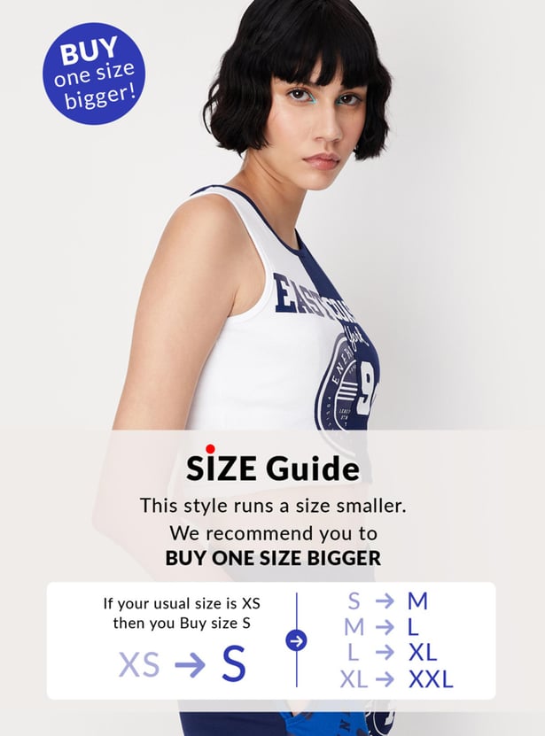 Women Colourblock Crop T-shirt