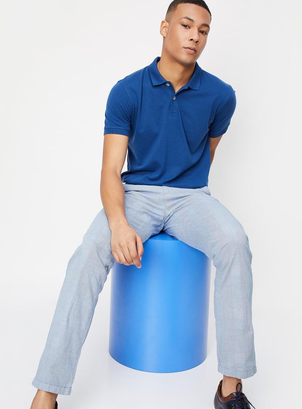 Men Slim Fit Polo T-shirt