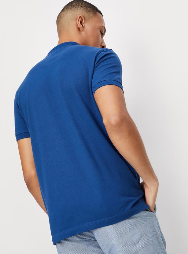 Men Slim Fit Polo T-shirt