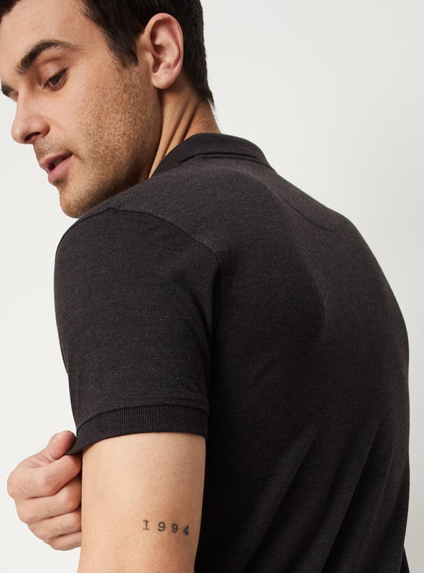 Men Slim Fit Polo T-shirt