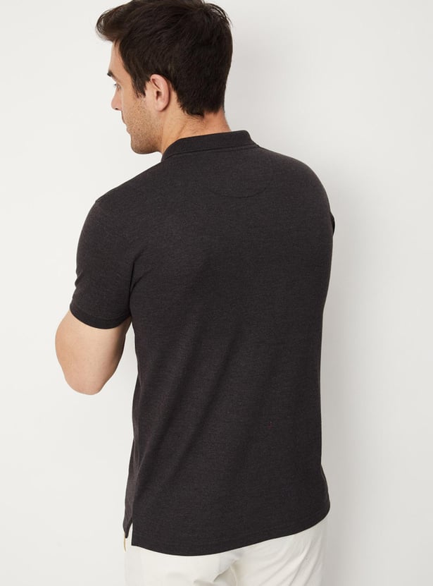 Men Slim Fit Polo T-shirt