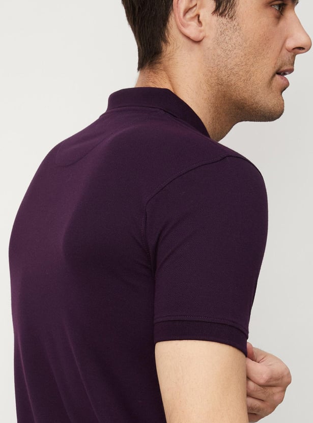 Men Slim Fit Polo T-shirt