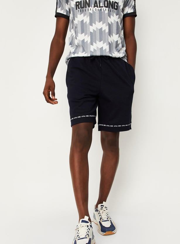 Men Printed Athleisure Shorts