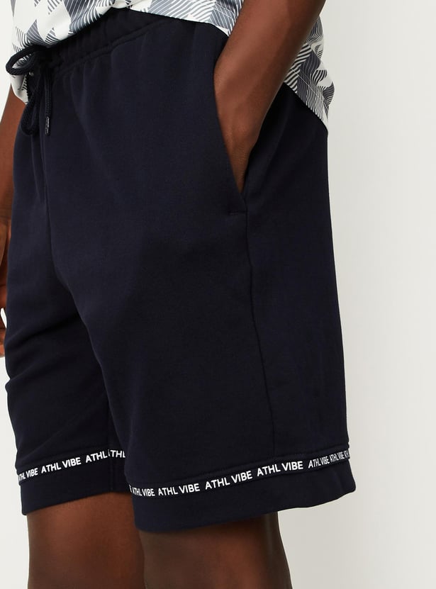 Men Printed Athleisure Shorts