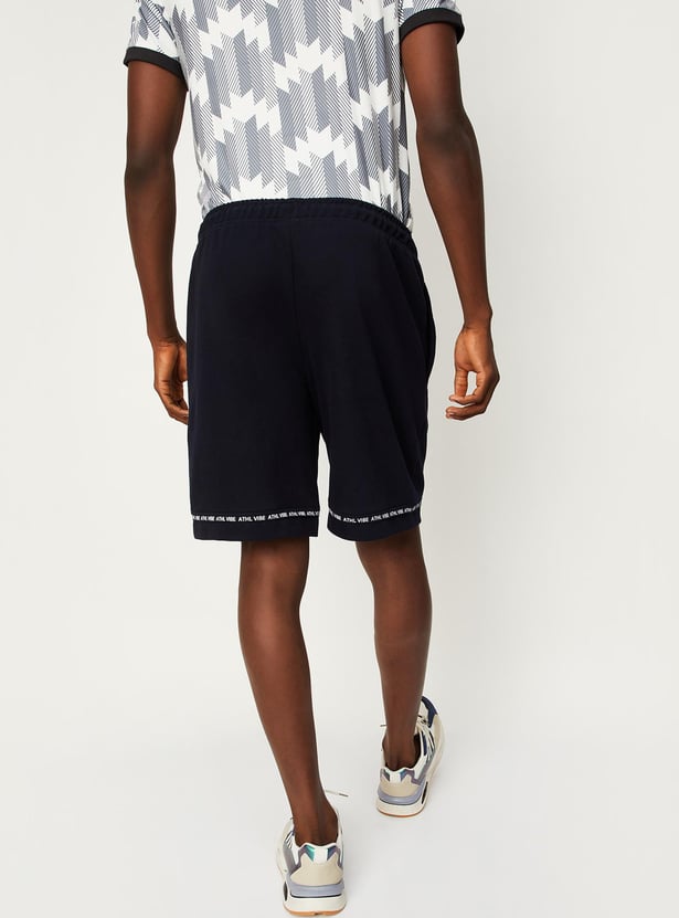 Men Printed Athleisure Shorts