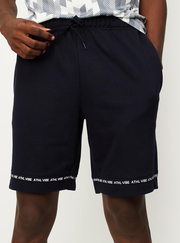 Men Printed Athleisure Shorts