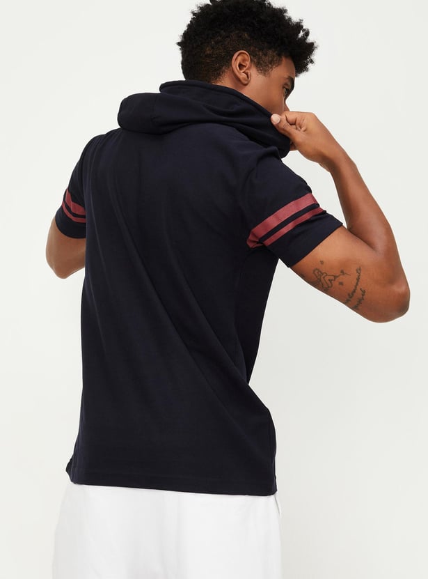 Men Athleisure Graphic Hoodie