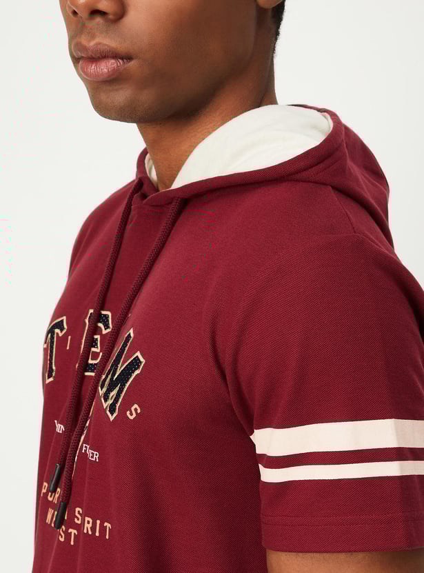 Men Athleisure Graphic Hoodie