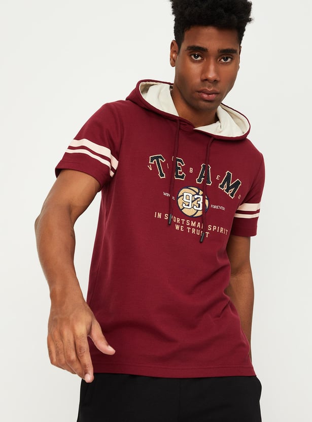 Men Athleisure Graphic Hoodie