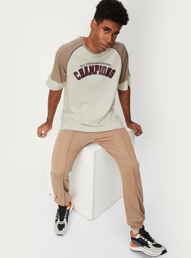 Men Oversized Raglan Sleeve T-shirt