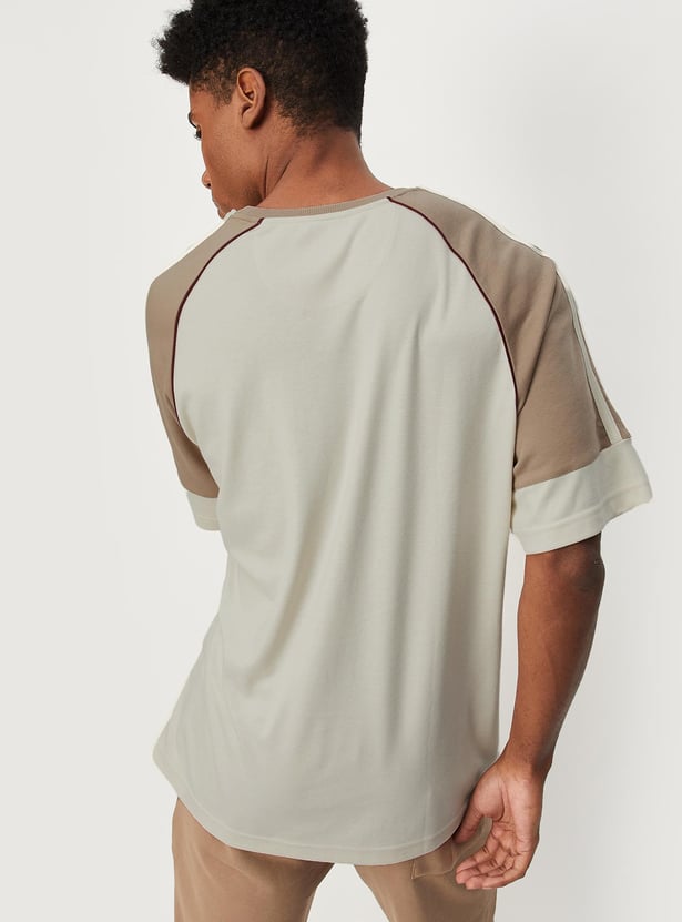 Men Oversized Raglan Sleeve T-shirt