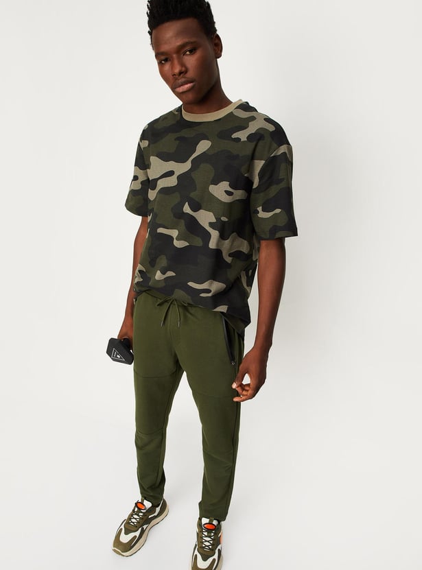 Men Camouflage Oversized T-shirt