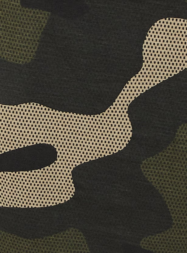 Men Camouflage Oversized T-shirt