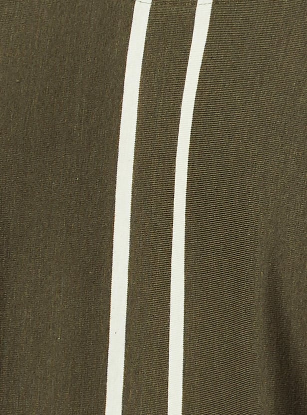 Men Striped Slim Fit T-shirt