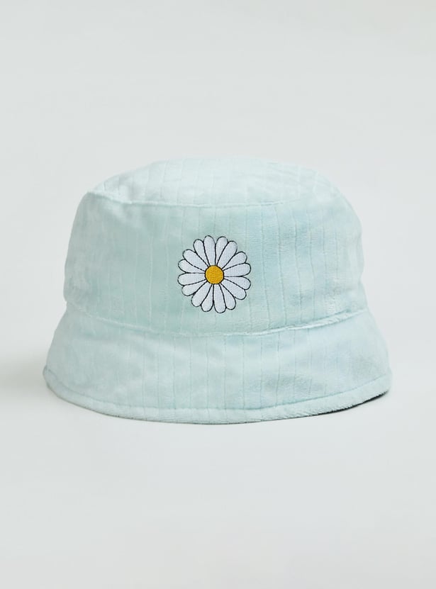 Women Embroidered Bucket Hat