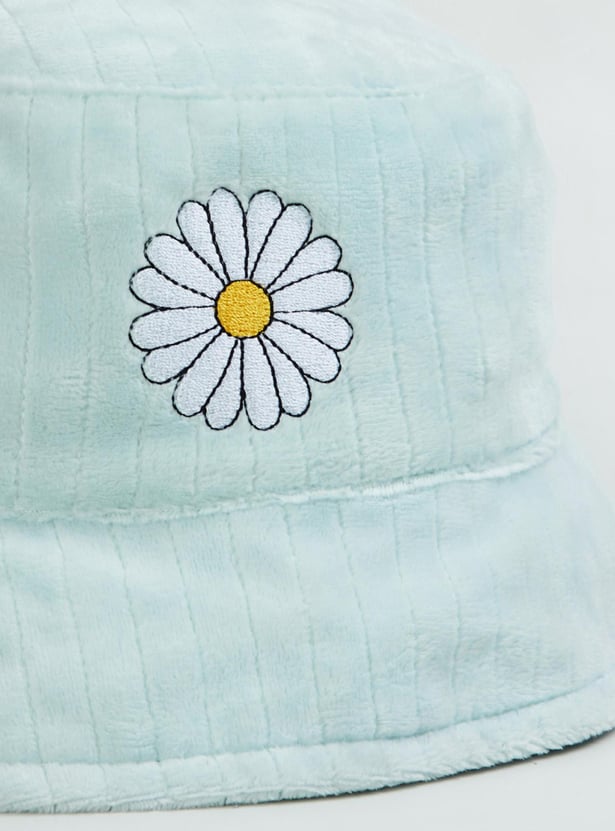 Women Embroidered Bucket Hat