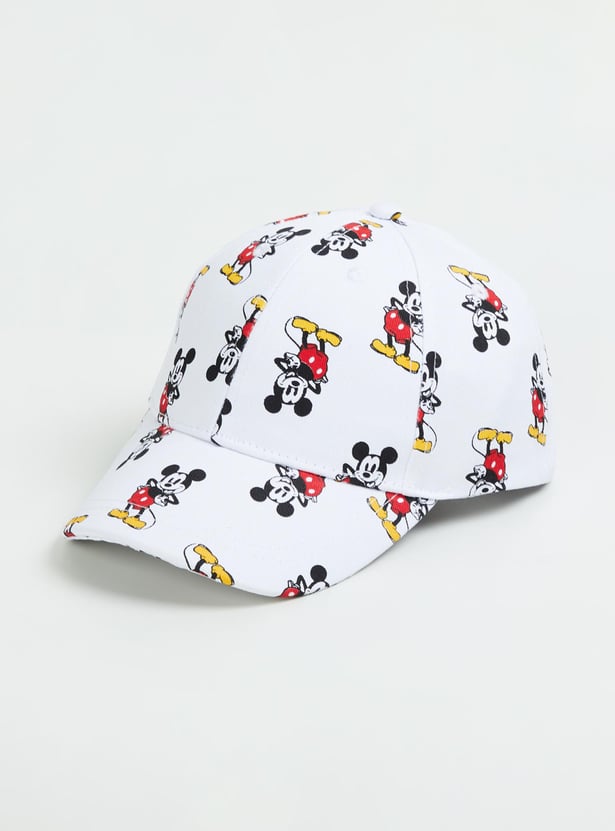 Boys Mickey Mouse Printed Baseball Cap