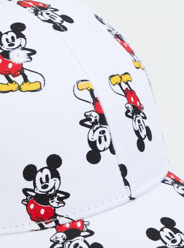 Boys Mickey Mouse Printed Baseball Cap