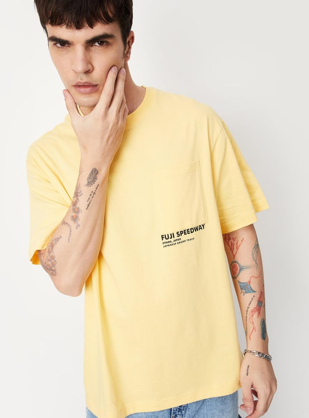 Men Printed Oversized T-shirt