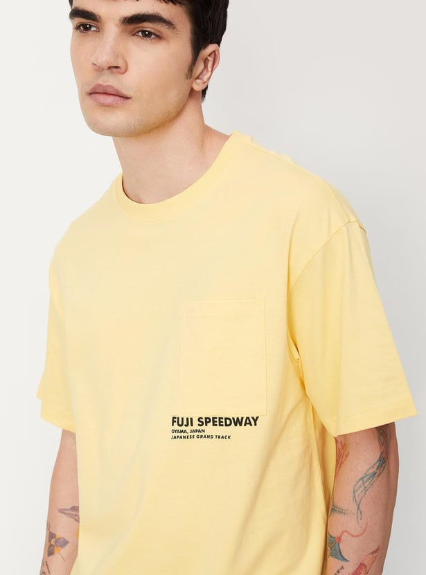 Men Printed Oversized T-shirt