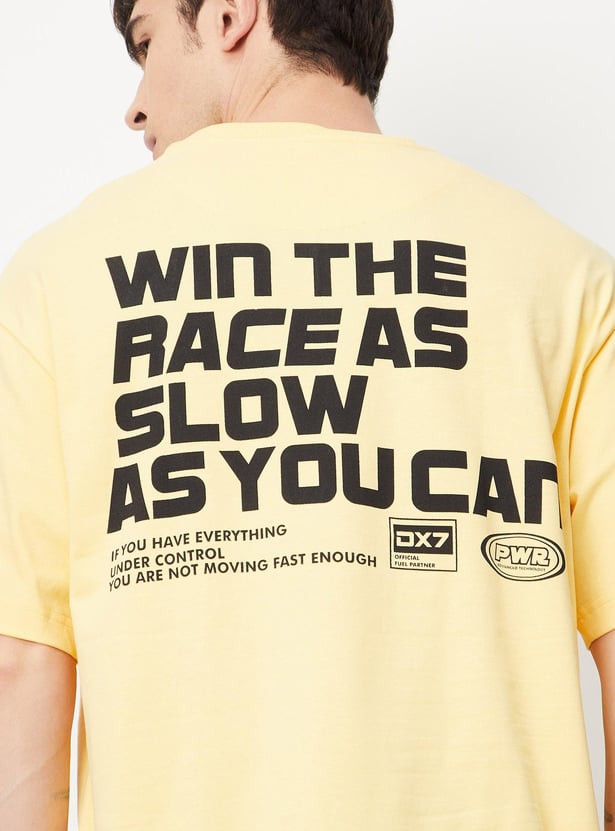 Men Printed Oversized T-shirt