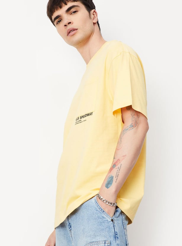 Men Printed Oversized T-shirt