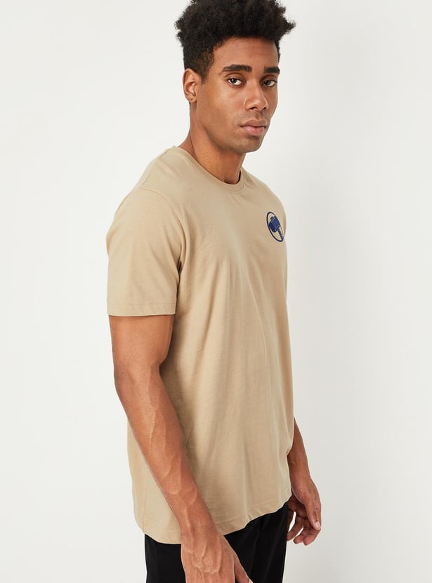 Men Thor Back Printed Slim Fit T-shirt