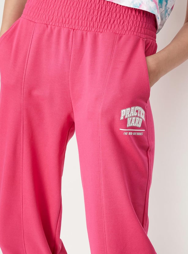 Women Printed Athleisure Joggers