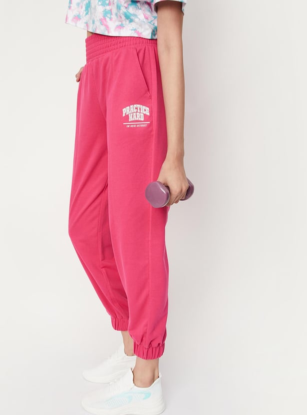 Women Printed Athleisure Joggers