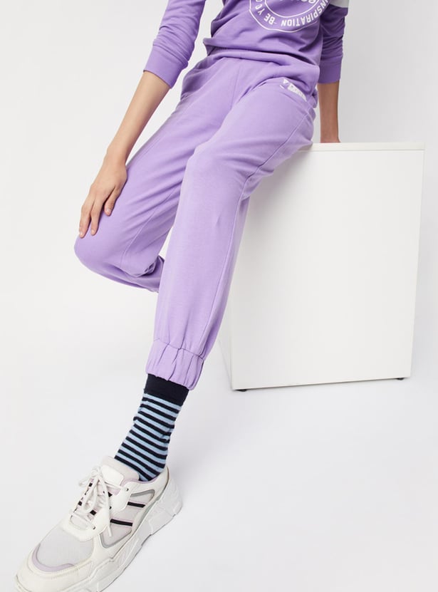 Women Printed Athleisure Joggers