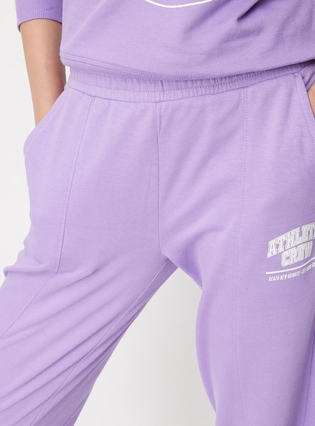Women Printed Athleisure Joggers