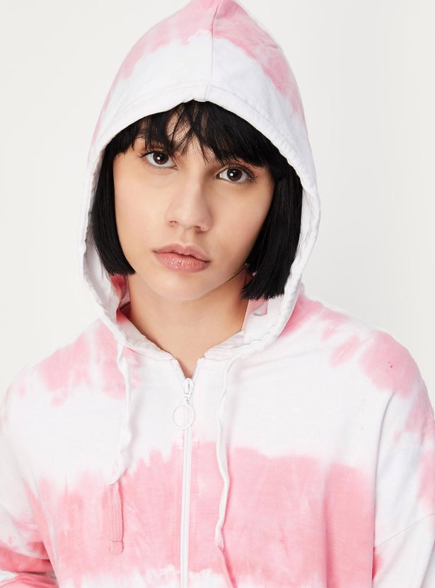 Women Tie & Dye Hooded Sweatshirt