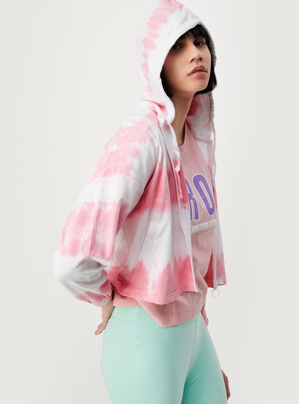 Women Tie & Dye Hooded Sweatshirt