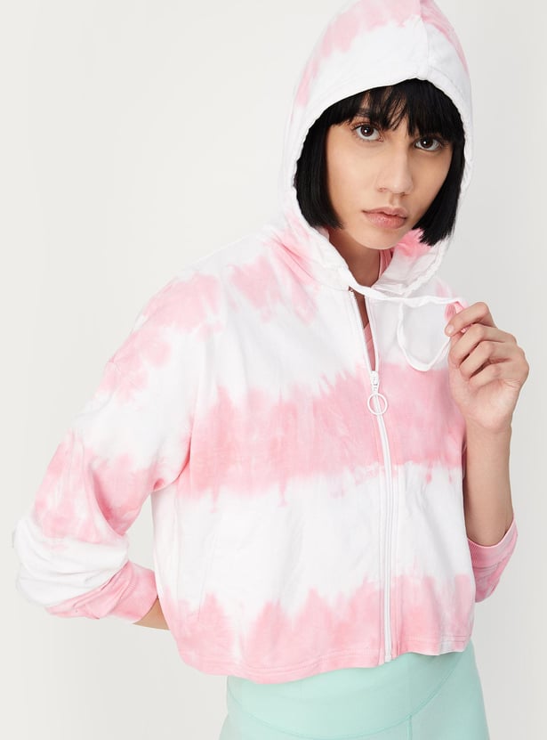 Women Tie & Dye Hooded Sweatshirt