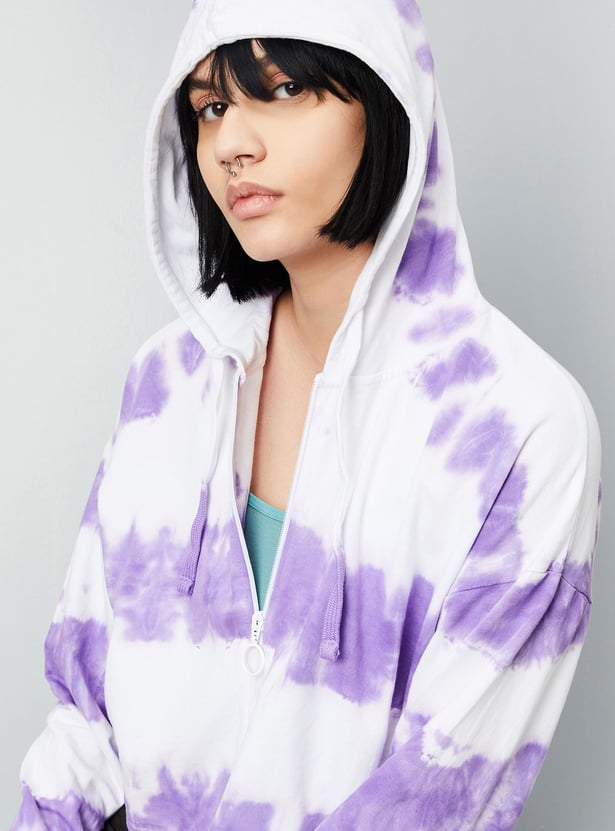 Women Tie & Dye Hooded Sweatshirt