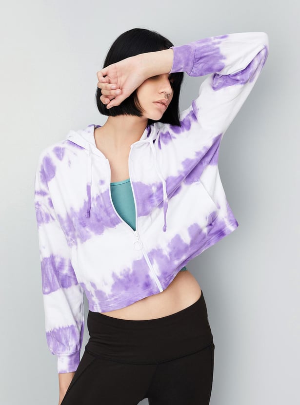 Women Tie & Dye Hooded Sweatshirt