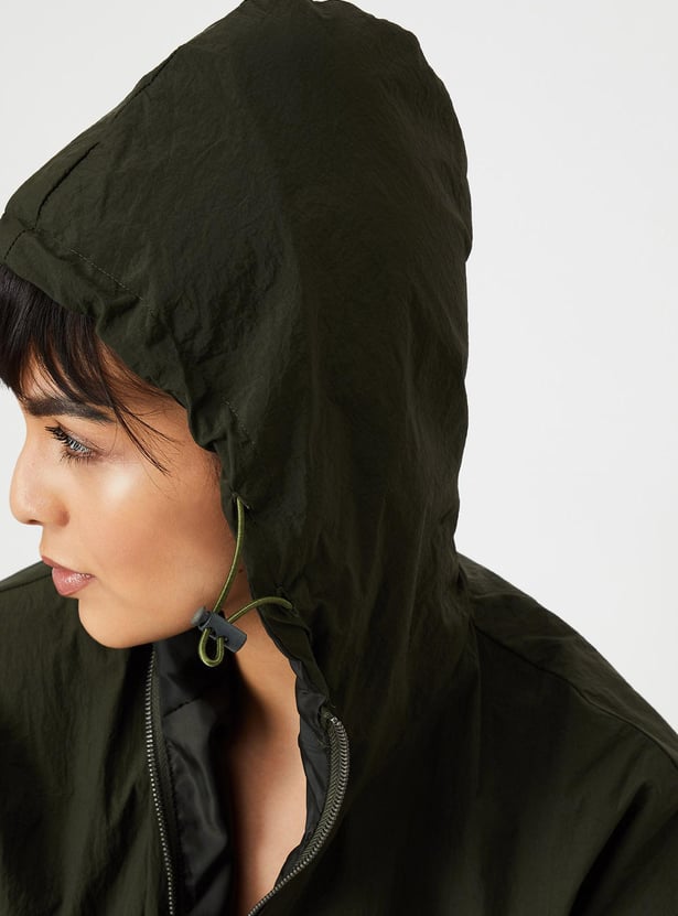 Women Hooded Sporty Jacket