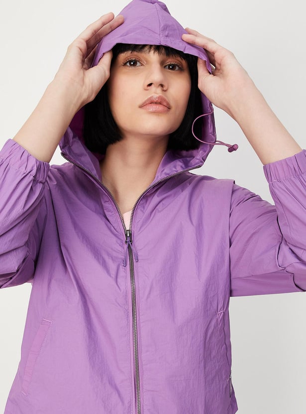 Women Hooded Sporty Jacket